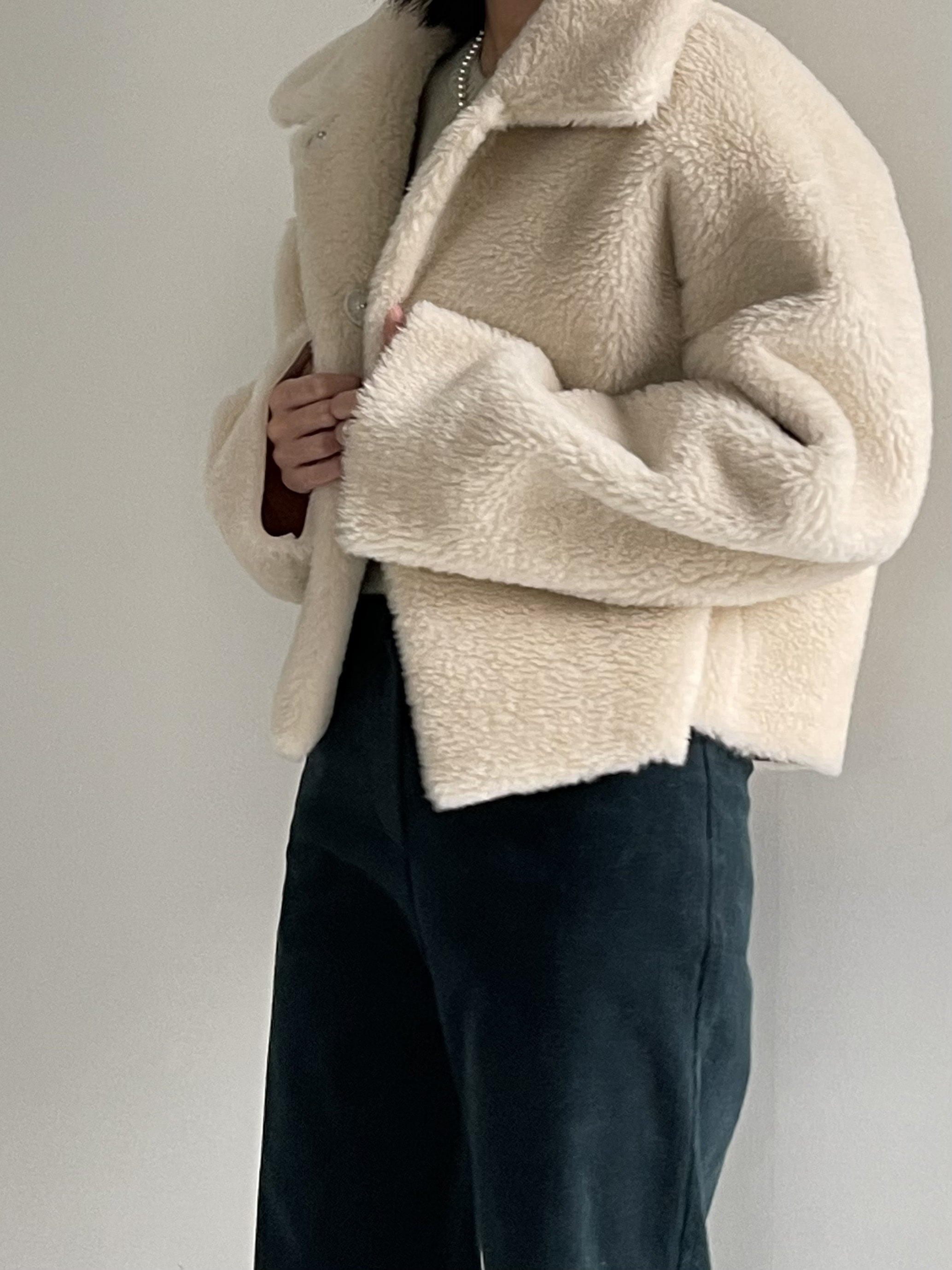 sage wool jacket