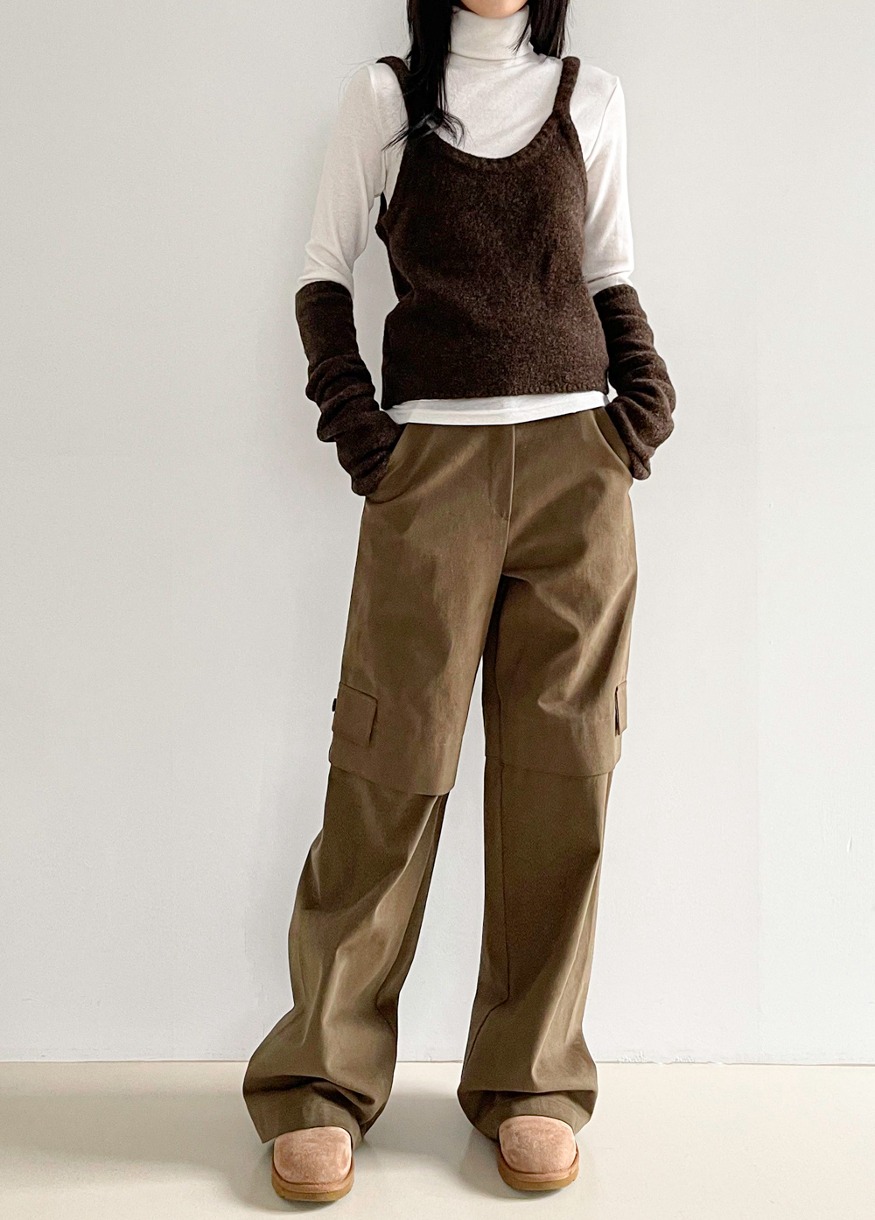 bis turtle neck t shirts / dear warmer knit / pitch cotton cargo pants cody
