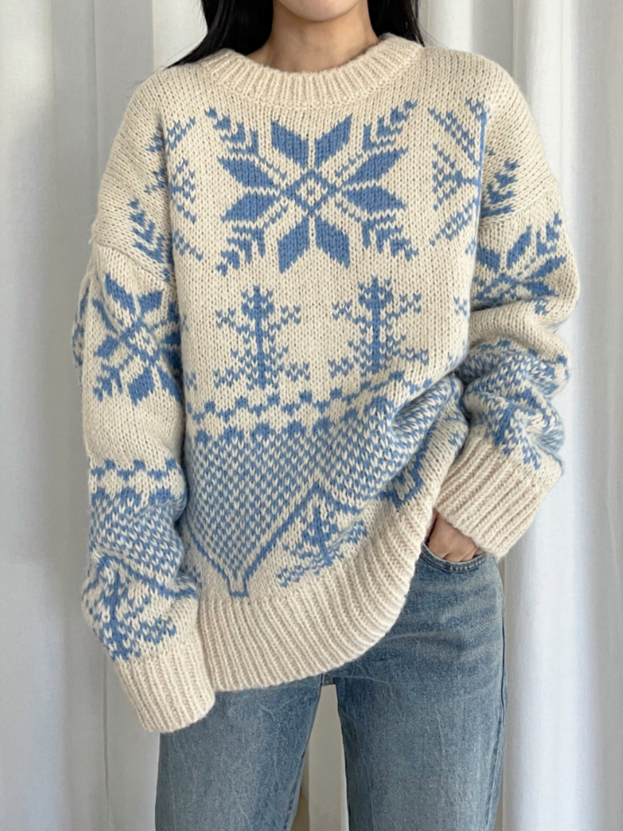 snow flake knit